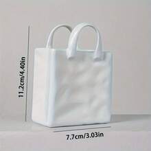 1 PIEZA Organizador de escritorio de estilo vintage con diseño de cesta de flores - Organizador de resina estética para almacenar brochas de maquillaje, gafas, bolígrafos, joyas, soporte para ramos, decoración de escritorio de oficina, bandeja de tocador, perfecto para mujeres, adolescentes, novias, gran regalo para el Día de la Madre, San Valentín (superficie pulida, estilo retro) - Multicolor - Ver 4