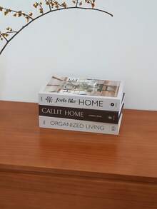 3本/1本可折叠装饰书，时尚书籍，印有国际城市名称。时尚家居装饰，适用于各种场景（房间装饰、家居装饰、卧室装饰、客厅装饰、办公室装饰、浴室装饰、桌面装饰、电视柜、大堂、书架）。各种节日礼品。 - 彩色 - 查看 8