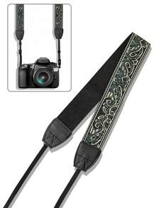 1 条 5 厘米宽刺绣编织复古相机肩带，适用于各种数码单反相机和部分无反光镜相机 - 彩色 - 查看 8