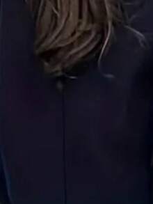 Women's Solid Color Pocket Button Front Casual Jacket - Blue - View 2