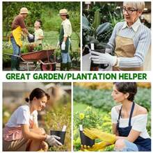 150 Pieces 6.5'' Plastic Seedling Pots Flexible 1 Gallon Nursery Pots With 150 Plant Labels Transplanting Soft Plastic Planters With Drainage Gardening Seed Starting Container