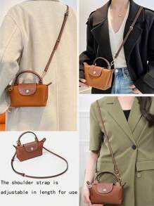 钱包带手提包斜挎可调节肩带转换包带及配件可自由更换搭配 - 黑色 - 查看 7