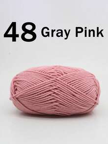 1/2pcs 5-Ply Mixed Milky Acrylic Yarn, 50g/Pc, 100% Acrylic Soft Yarn, Medium Coarse Milk Yarn - Perfect For Hand Knitting, Hand Weaving, DIY Crafts, Knitting, And Crochet, Soft & Versatile, Used For DIY Crocheting And Knitting Bags