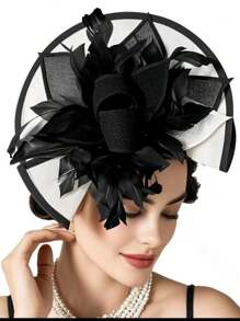 European&American Vintage Green Accessories High-End Tea Party Hat, Palace Party Headpiece, Kentucky Derby Fascinator, Wedding Accessories Mini Hats Tiny Hats Mini Top Hat Mini Cap