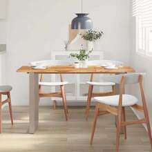 vidaXL Tavolo da Pranzo 140x70x76 cm in Legno Massello di Acacia