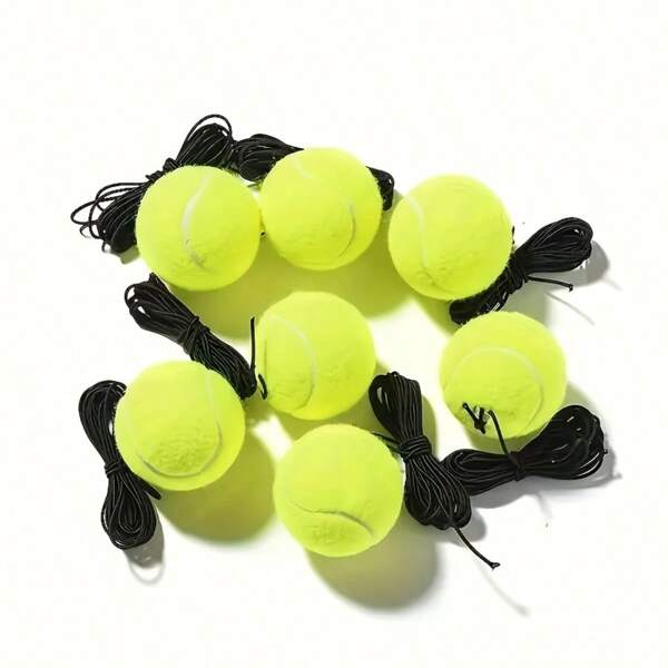 1pc New Direct Model With Rope Tennis For Single Player Training, High Elasticity And Durability For Beginners, Training Device With Wire For Swinging Tennis Balls