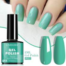 Limegirl凝胶指甲油套装，每瓶8毫升，UV/LED固化，持久耐用，不含酒精，适合DIY美甲沙龙，也是送给女性的礼物。