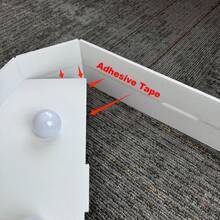 4FT 3D Lighted Letters KT Board Marquee Letter Light With Warm Cold White Lights – Party Decor Kit For Thanksgiving, Christmas, Birthdays, New Year's Party,Weddings & Graduation Events - 白色 - 查看 6