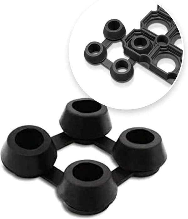 KARAT Ring Rubber Mat, Door Mat, Dirt Trapper Mat, Rubber Doormat, Dirt Trapper Mat, Honeycomb Mat, Rubber Mat, Drainage Mat, Octodoor (40 X 60 Cm) 23 Mm