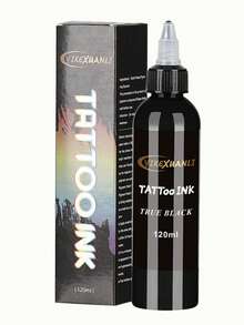 yikexuanli 60/120ml Black Tattoo Ink, High Quality, Deep Black, Long-Lasting And Rich Pigment, Suitable For Lining And Shading, Ideal For Professional Tattoo Artists, Professional Body Art Supplies - Multicolor - View 17