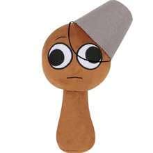 Sprunki Plush,Sprunki Plushies,Sprunki Soft And Funs Stuffed Toys Dolls For Fans And Friends Christmas Birthday - Dark Brown - 查看 1