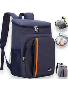 Thermal Backpack Cooler Capacity 23L Waterproof Portable Picnic Hot Cold Ref MM.Loja - Multicolor - View 9