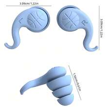 1 Pair Reusable Silicone Sleep Earplugs, Noise Reduction Earplugs For Sleeping, Painless For Work And Study, Ensure Peaceful Sleep, Suitable For Travel And Home Use