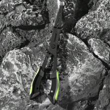 1 件钓鱼钳，不锈钢加长多功能钓鱼钳，用于剪线、去除铅皮、去除钩子、诱饵钓鱼钳