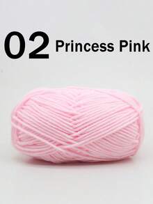 1/2pcs 5-Ply Mixed Milky Acrylic Yarn, 50g/Pc, 100% Acrylic Soft Yarn, Medium Coarse Milk Yarn - Perfect For Hand Knitting, Hand Weaving, DIY Crafts, Knitting, And Crochet, Soft & Versatile, Used For DIY Crocheting And Knitting Bags