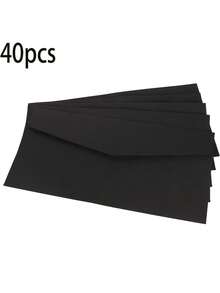 40pcs Plain Envelopes, Vintage Minimalist Triangle Flap Design, Invitation Envelopes, Suitable For Wedding, Anniversary, Celebration Party Invitations, Size: 8.66 X 4.33 Inches - Multicolor - View 10