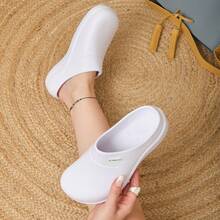 Zapato Para Chef Enfermera Salud Cocina Antiderrapante - Blanco - Ver 4