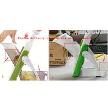 9 合 1 手动曼陀林切片机和蔬菜切刀 - 可调节厚度厨房工具，适用于土豆切片、奶酪切丝、西红柿切丁，可用洗碗机清洗，耐用聚丙烯材质，无需电力，现代厨具聚丙烯结构手动切片机