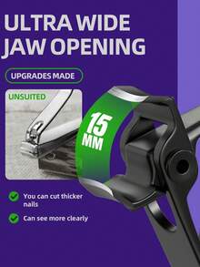 Extra Wide Opening Heavy-Duty Toenail Scissors Set, Thick Toenail Clippers For Seniors, Super Sharp Stainless Steel Adult Nail Clippers For Men, Women