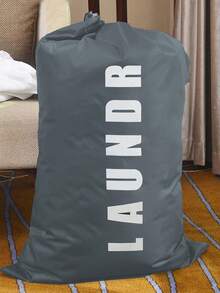 1pc XL Travel Laundry Bag, Dirty Clothes Organizer Large Enough To Hold 4 Loads Of Laundry Easy Fit A Laundry Hamper Or Basket Grey Dress Pants Shoes Jeans Boots Skirtlaundry Hamper,Washing Basketbathroom Organizer,Basket,Storage Basket,Foldable Laundry Basket