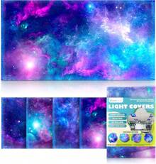 Magnetic Fluorescent Light Covers For Ceiling Lights - Astronomy Cover For Fluorescent & LED Fixture - Must Haves For Teacher Supplies - Classroom, Home, Office Decor - Shield Overhead Lighting - Forest Trees - View 10