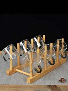 1pc Innovative Cup Holder With Drainage Function, Space-Saving Organizer For Home Kitchen Storage Home Bathroom Decor Fall Decor Back To School