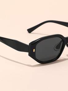 Verywork 1pc Geometric Elegant Intellectuality Catwalk Luxury Ins Style Brand Design Women Fashion Eyeglasses For Outdoor Casual Activities Driving Shopping Golf Camping Summer Tropical Beach Vacay Fashion Accessories - Multicolor - View 4