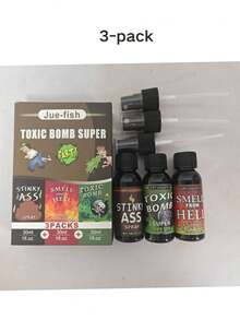 1pc Stink Fart Spray April Fool's Day Prank Liquid Toy Spoof Smell Entertainment Poop Bomb Smell Halloween Pick Up Party Supplies Stinky Fart Spray & Poop Bomb For Maximum Laughs! /3 Packs Stink Fart Spray Set - Various Fragrances - View 18