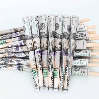 50包卷烟纸美元特大号预卷锥形纸卷纸100美元纸卷锥形纸卷纸110毫米预卷锥形纸卷纸锥形纸卷慢燃