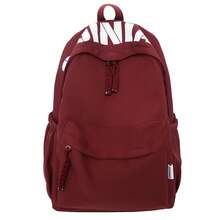 FRIFUL Japanese-Style Minimalist Versatile Large Capacity Solid Color Campus Backpack, 2025 Spring New Lightweight Commuting Student Double-Shoulder Bag, New Style Fresh Girl Travel Small Backpack, Japanese Ins College Style University Student Class Backpack. - Multicolor - View 14