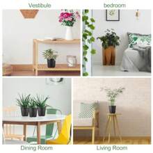 150 Pieces 6.5'' Plastic Seedling Pots Flexible 1 Gallon Nursery Pots With 150 Plant Labels Transplanting Soft Plastic Planters With Drainage Gardening Seed Starting Container