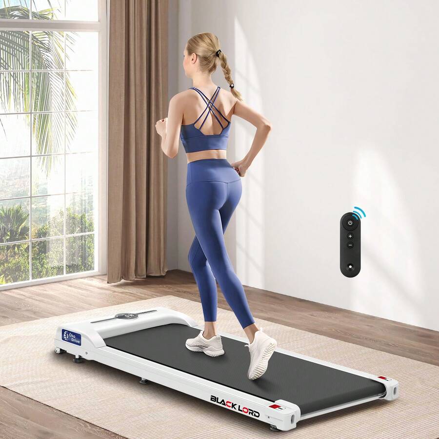 BLACK LORD Smart Walking Pad, 2 In 1 Under Desk Treadmill For Home Office, Portable Walking Jogging Machine With App And Remote Control, Fitness Data Recording - 查看 1