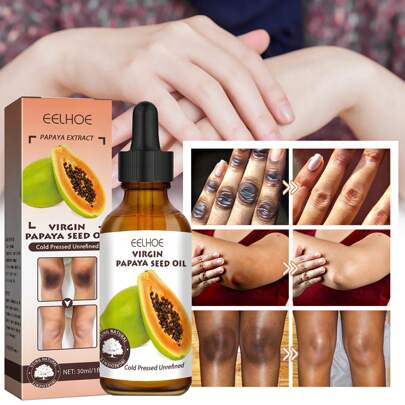 30 ml papayafröolja för hudvård Ljusar upp mörka fläckar Böjer lederna Armbågarna Ljusar upp huden och återfuktar hudvårdsolja