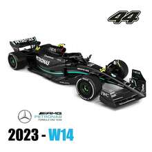 Burago Red Bull 1/43 梅赛德斯-AMG F1 W14 E Performance #44 刘易斯·汉密尔顿合金压铸收藏模型车，生日礼物装饰品 - W14 E 演出編號#44(18-38080) - 查看 3