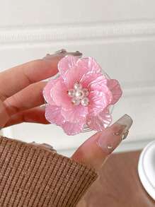 1pc Vintage Daisy Metal Phone Holder: Durable Aluminum Handle, Space-Saving Design, Fashionable, Compatible With All Phones Compatible With IPhone, Android Phone, Gift For Birthday, Family, Friends Push-Pull Phone Grip, Phone Accessories