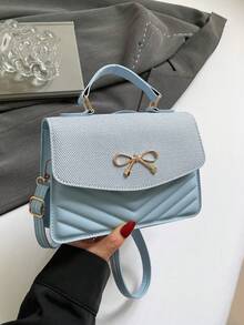 Bolso de mano de moda para mujer, nueva bolsa de silla de montar versátil y vintage, bolso bandolera, bolso de hombro de calidad - Azul - Ver 8