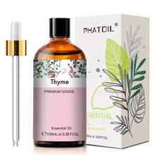 1 pièce Huiles essentielles 100 ml/3,38 fl.oz, Huiles essentielles premium PHATOIL pour diffuseur, humidificateurs, bougies et savonnerie, huiles d'aromathérapie pures pour diffuseurs pour les soins de la peau maison et les parfums DIY