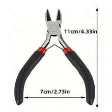 6pcs/3pcs/1pc Black Jewelry Pliers, Including DIY Jewelry Pliers, Tweezers And Ring,Can Be Used To Make And Repair Various Jewelry Accessories, A Must-Have Tool For DIY Enthusiasts