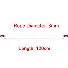 LOTANK 30cm-210cm Heavy Duty Elastic Rope Tie Down Strap, Kayaking Cycling Luggage Packing Rope, Outdoor Camping Accessory - Black - View 9