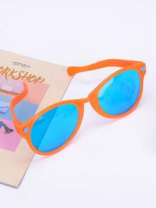 1 Peça Óculos Engraçados Gigantes para Fotos, Óculos de Plástico Adulto Extra Grandes Novos para Baladas, Festivais, Mascaradas, Cosplay (Cores de Estrelas Aleatórias) - Multicolorido - Visão 8