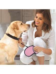 Retractable Dog Lead 5M/16FT Extendable Dog Lead With Strong Nylon Tape 360° Free One-Handed Brake Anti-Slip Handle For Small Medium Dogs (Red/Pink/Blue) - Multicolor - View 5