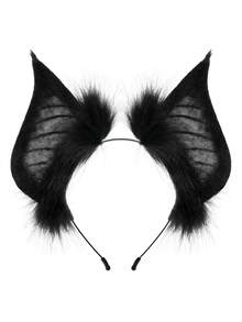 Sexy Punk Detachable Furry Bat Ear Costume Headband, Versatile Animal Ear Props For Live Broadcast & Stage Halloween - Hairband - View 15