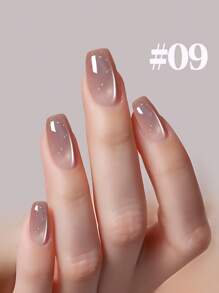 10ml Summer Autumn Nails Halloween Nails Ice Transparent White Brown Pink Glass Bead Cat's Eye Gel Nail Polish Hot Selling Whitening Popular Gel For Nail Salon Nail Art Nail Supplies
