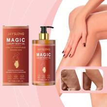 JAYSUING 100ml Tightening Body Oil Lifting Firming Lighten Fine Lines Improve Sagging Skin Dullness Brightening Moisturizing Nourish Skin For Body Massage Care - 黃色 - 查看 4