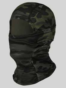 Musion 1pc Breathable Mesh Balaclava Face Mask, Unisex Full Face Ski Mask, Motorcycle Mask With Hat, Suitable For Cold Weather Running - Multicolor - View 13
