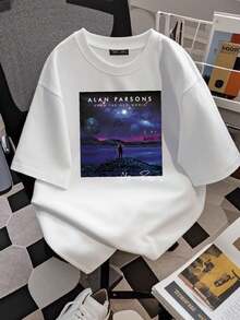 180g Pure Cotton New Rare Parson Alan - From The New World T Shirt All Sizes S To 5XL TR1240 Stretched Graphic Comfortable Fashion Casual Men Breathable Designer Clothes Unisex Versatile Slightly Stylish Summer Streetwear Print Round Neck Short Sleeve Top For Everyday Wear For Women Soft