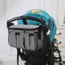 Universal Stroller Organizer, Essential For Your Baby's Travel, Stroller Caddy With Shoulder Strap, Stroller Accessories