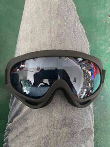 1 副滑雪防风防溅护目镜，户外运动眼镜 X400 防尘摩托车挡风眼镜 - 彩色 - 查看 7