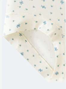 3pcs/Pack Cotton Heart Print Women's Briefs, Soft & Comfortable Underwear, Plus Size, Seamless - Multicolor - View 6