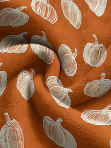 1 件 4 季法兰绒毯子、床上用品、南瓜图案厚实柔软舒适盖毯，适用于沙发、办公室午睡、房间装饰、旅行露营，适用于客厅、卧室、返校、节日礼物、万圣节装饰、秋季装饰、秋季装饰、房间装饰 - 彩色 - 查看 5